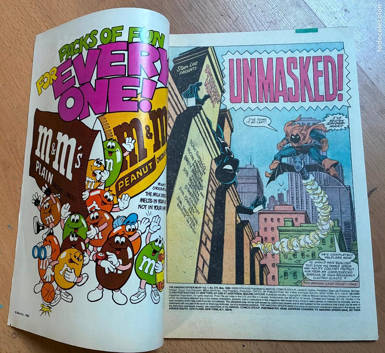 C&oacute;mics: SPIDER MAN, MARVEL Numero 276 USA - Foto 3