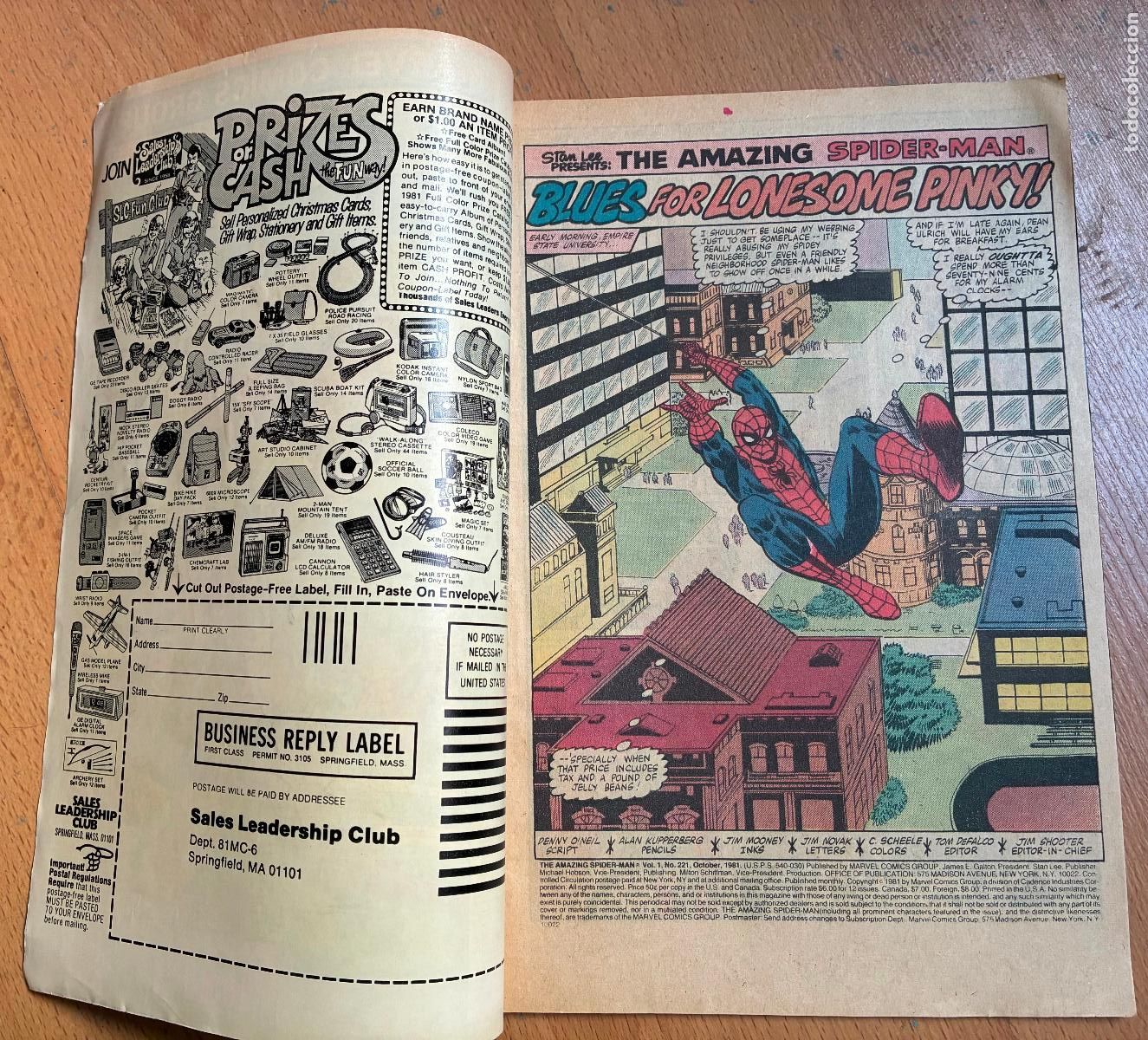 C&oacute;mics: SPIDER MAN, MARVEL Numero 221, USA - Foto 3
