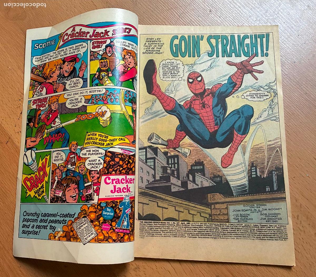 C&oacute;mics: SPIDER MAN, MARVEL Numero 227, USA - Foto 2