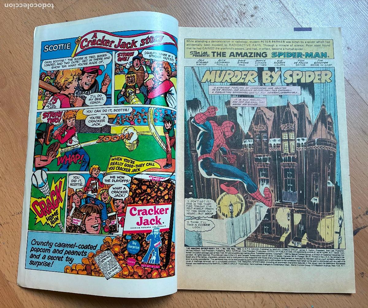 C&oacute;mics: SPIDER MAN, MARVEL Numero 228 USA - Foto 3
