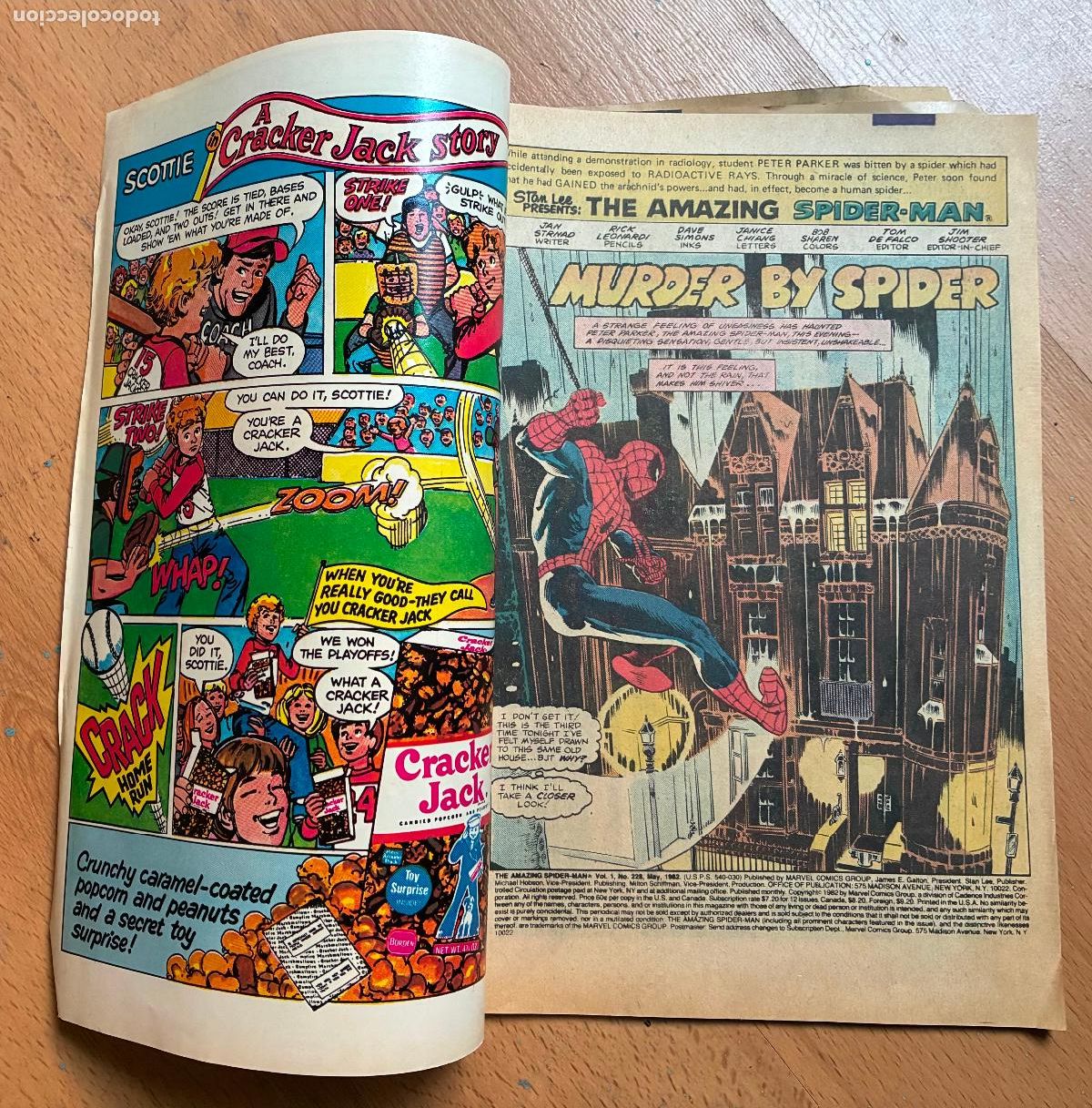 C&oacute;mics: SPIDER MAN, MARVEL Numero 228 USA - Foto 5
