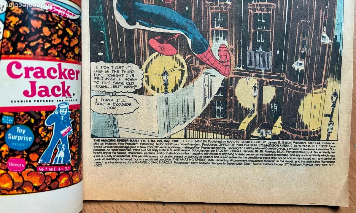 C&oacute;mics: SPIDER MAN, MARVEL Numero 228 USA - Foto 6