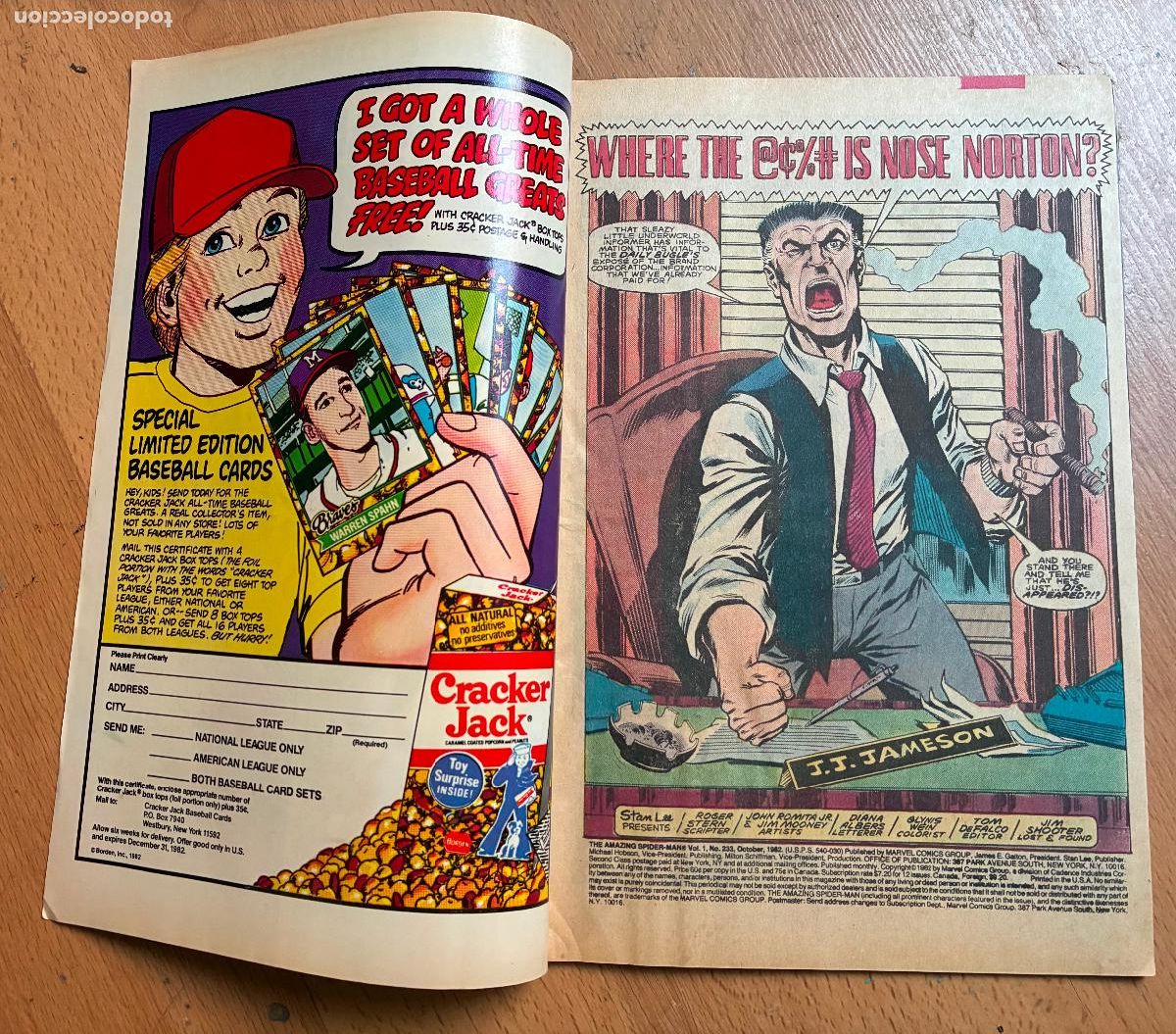 C&oacute;mics: SPIDER MAN MARVEL Numero 233 USA - Foto 3