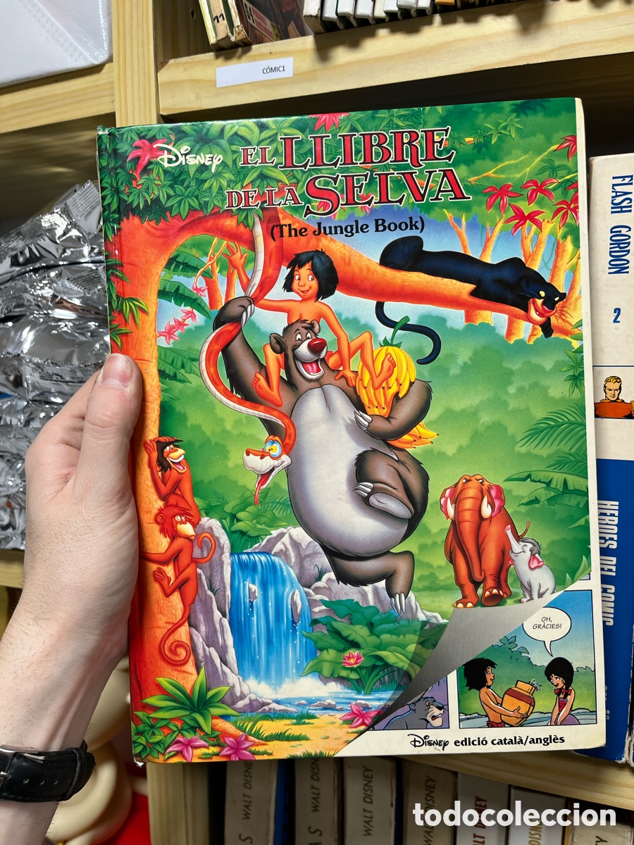 C&oacute;mics: Comic1 Disney - el llibre de la selva - biling&uuml;e catal&aacute;-angl&eacute;s - Foto 1