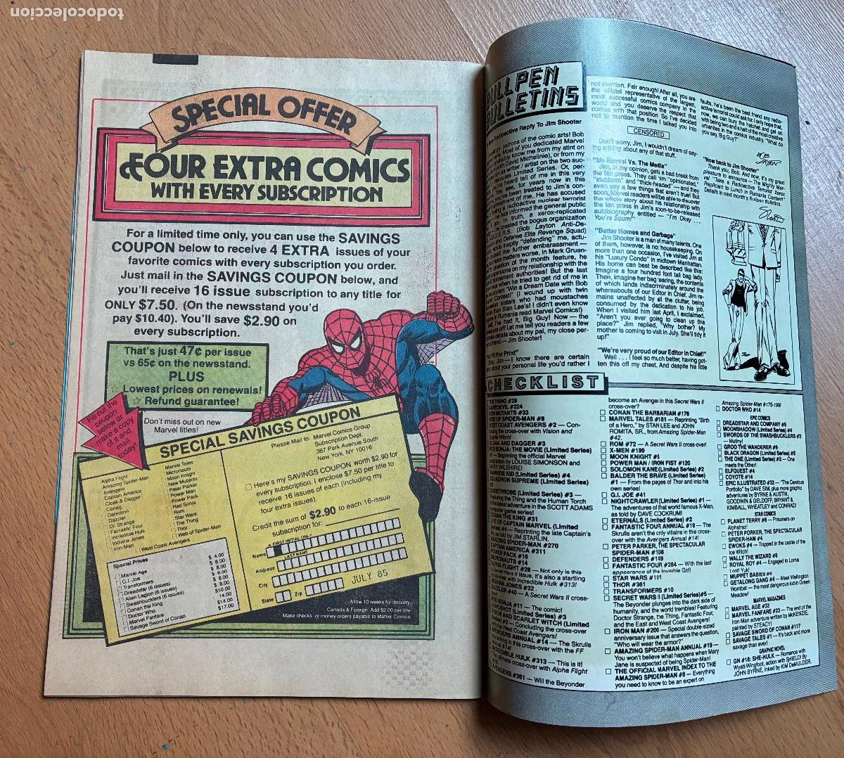C&oacute;mics: SPIDER MAN, MARVEL Numero 270 USA - Foto 5