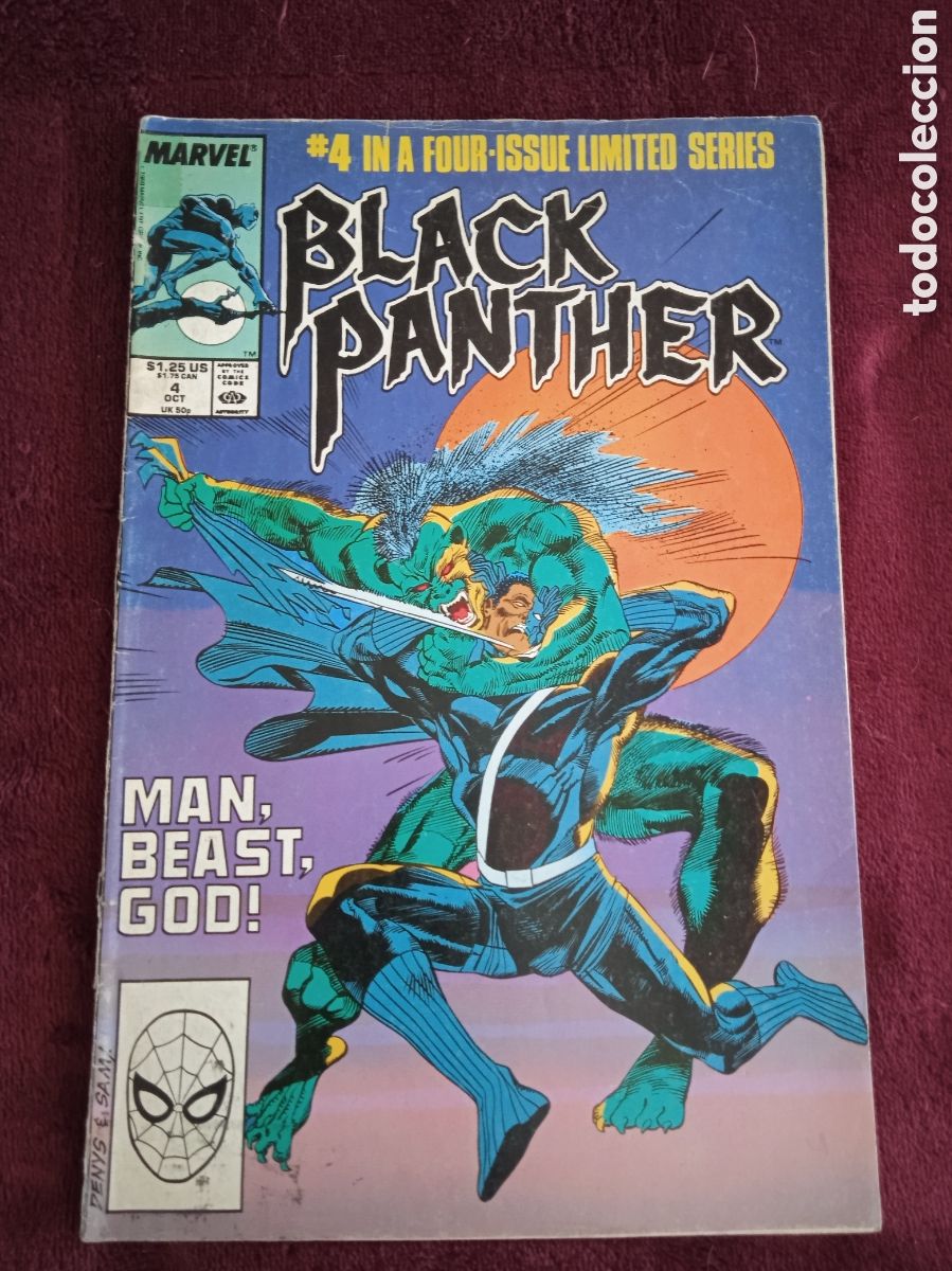Comics : BLACK PANTHER N&ordm; 4 - COMICS USA - A&Ntilde;O 1988
