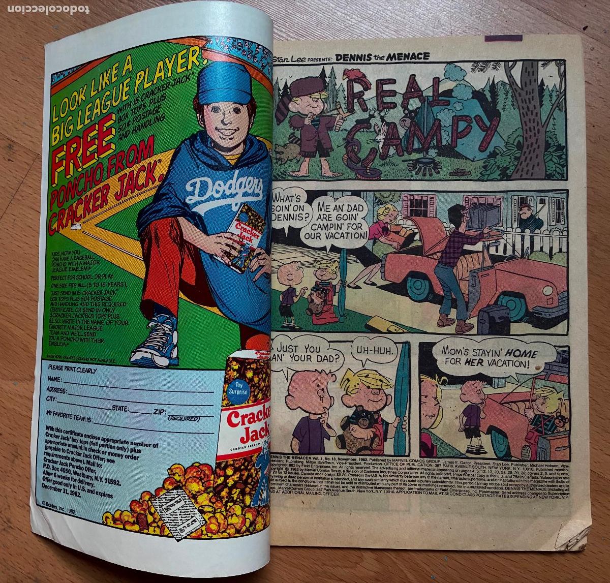C&oacute;mics: DENNIS THE MENACE, MARVEL, Numero 13 USA - Foto 3