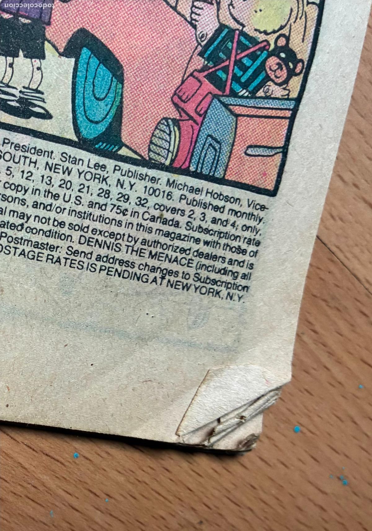 C&oacute;mics: DENNIS THE MENACE, MARVEL, Numero 13 USA - Foto 4