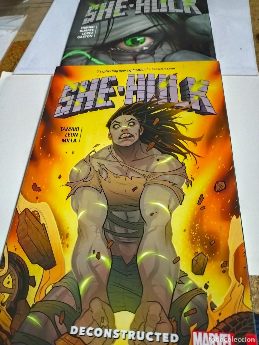 C&oacute;mics: SHE-HULK ...TPB 1 y 2 a&ntilde;o 2016 ( COMPLETA 2 TOMOS ) MARVEL, ORIGINAL EN INGLES. - Foto 1
