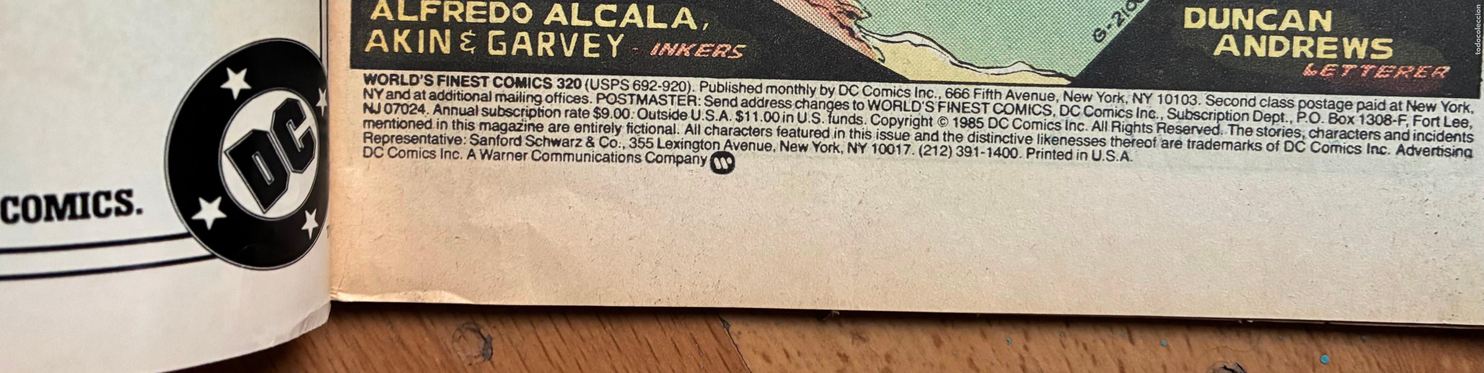 C&oacute;mics: SUPERMAN & BATMAN, Numero 320, COMIC USA, DC - Foto 4