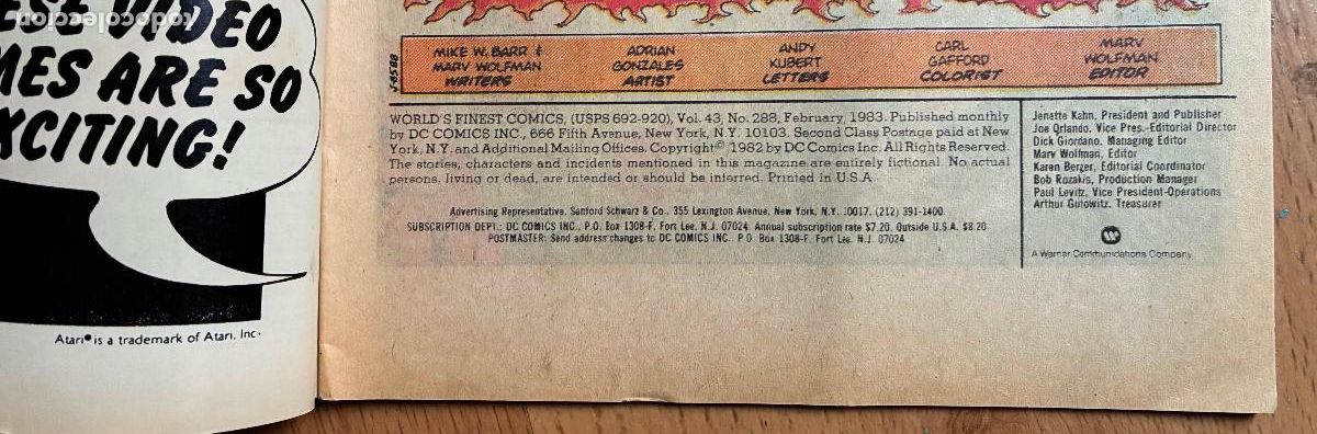C&oacute;mics: SUPERMAN & BATMAN, Numero 288 DC, USA - Foto 3