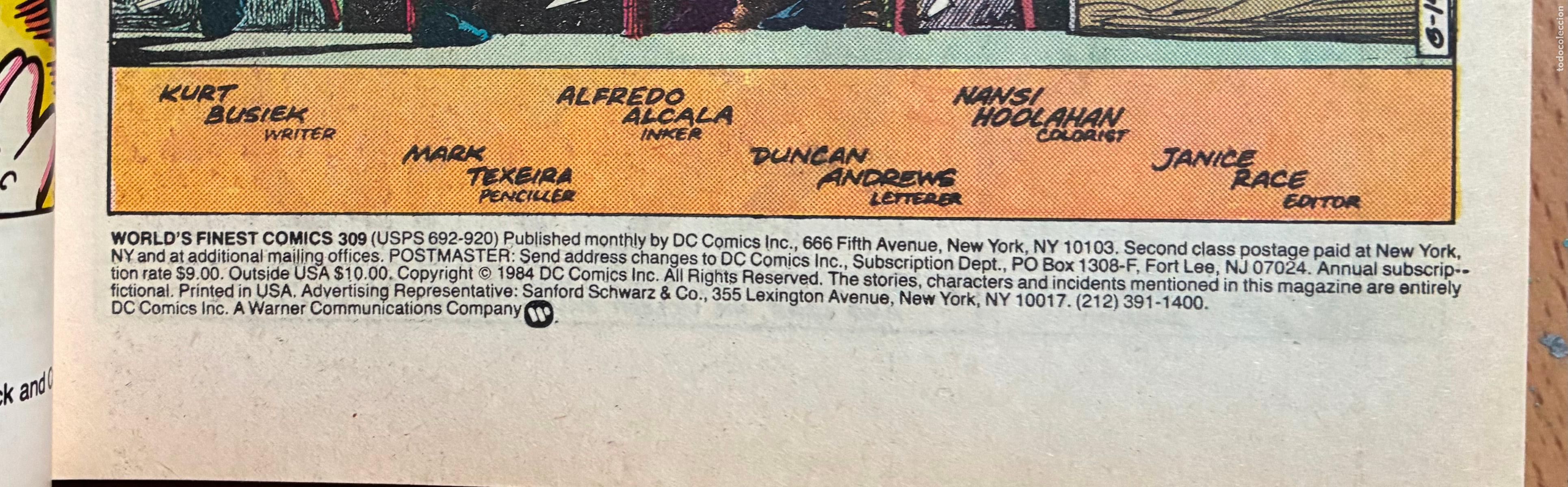 C&oacute;mics: SUPERMAN & BATMAN, Numero 309, DC, USA - Foto 3