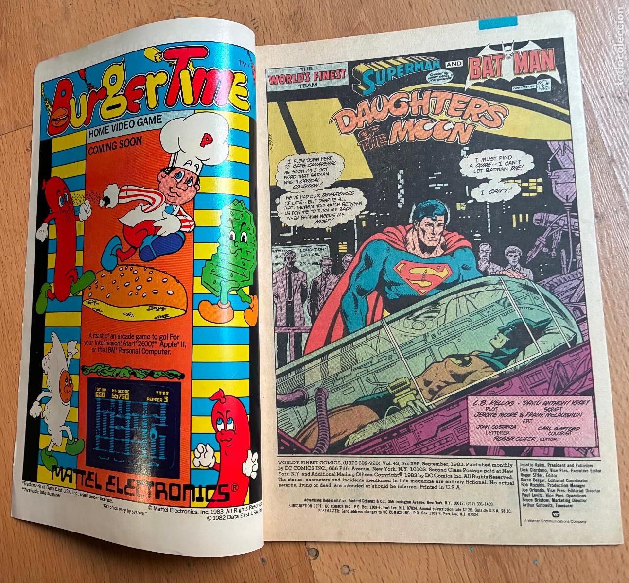 C&oacute;mics: SUPERMAN & BATMAN, Numero 295 DC, USA - Foto 5