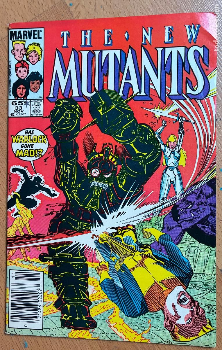 C&oacute;mics: THE NEW MUTANTS, Numero 35, MARVEL, USA - Foto 1