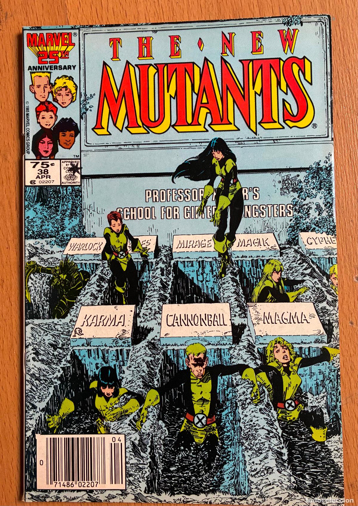 C&oacute;mics: THE NEW MUTANTS, Numero 38, MARVEL USA - Foto 1