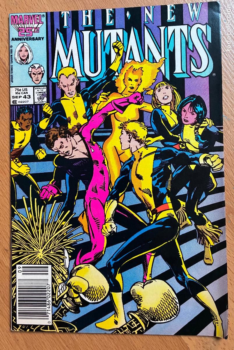 C&oacute;mics: THE NEW MUTANTS, Numero 43, MARVEL, USA - Foto 1
