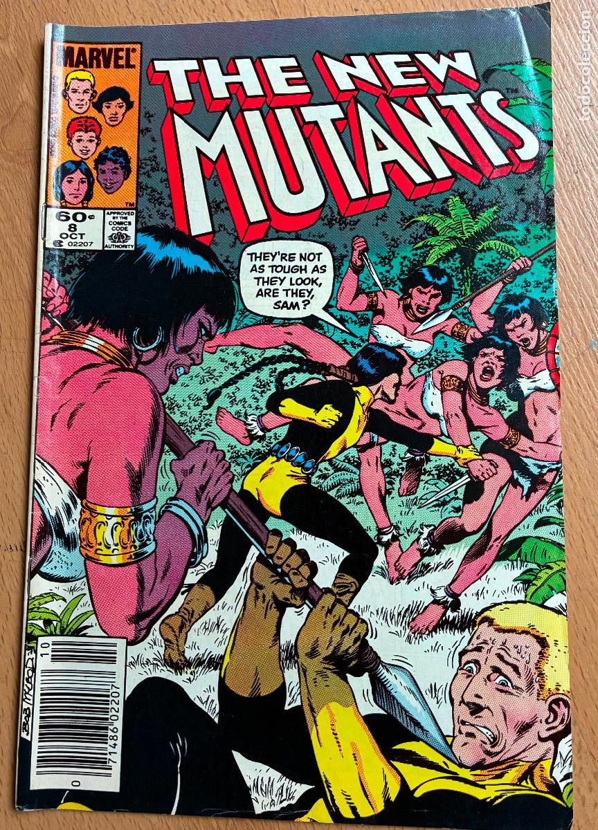 C&oacute;mics: THE NEW MUTANTS, Numero 8, MARVEL, USA - Foto 1