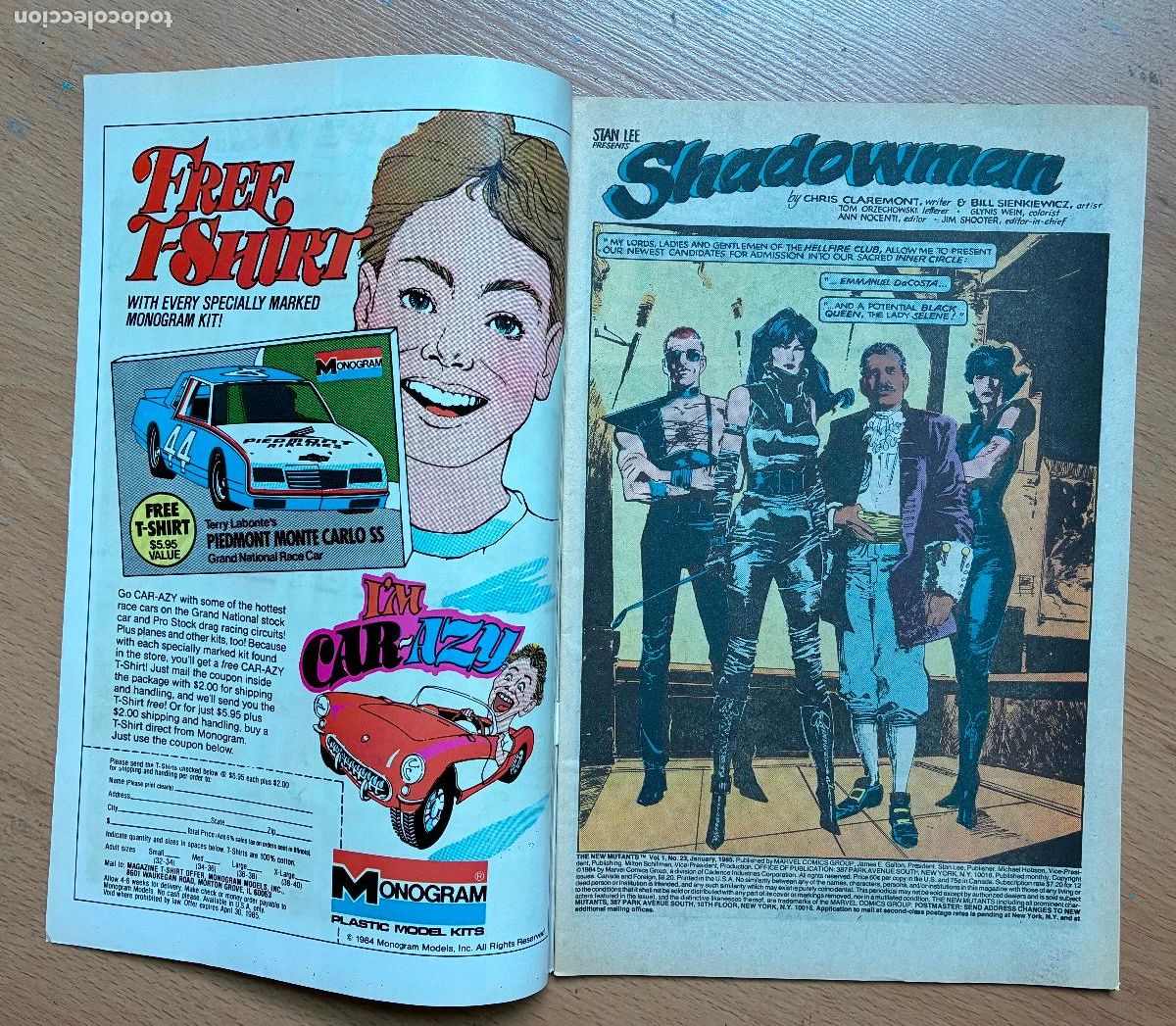 C&oacute;mics: THE NEW MUTANTS, Numero 23, MARVEL, USA - Foto 3
