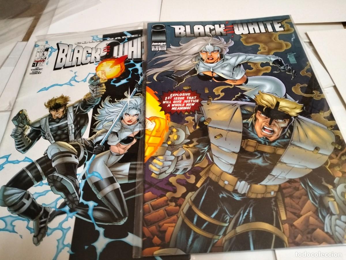 C&oacute;mics: CODE NAME : BLACK WHITE # 1 A&Ntilde;O 1994 # 1 A&Ntilde;O 1996( lote 2 comics) IMAGE COMICS EN INGLES. - Foto 1