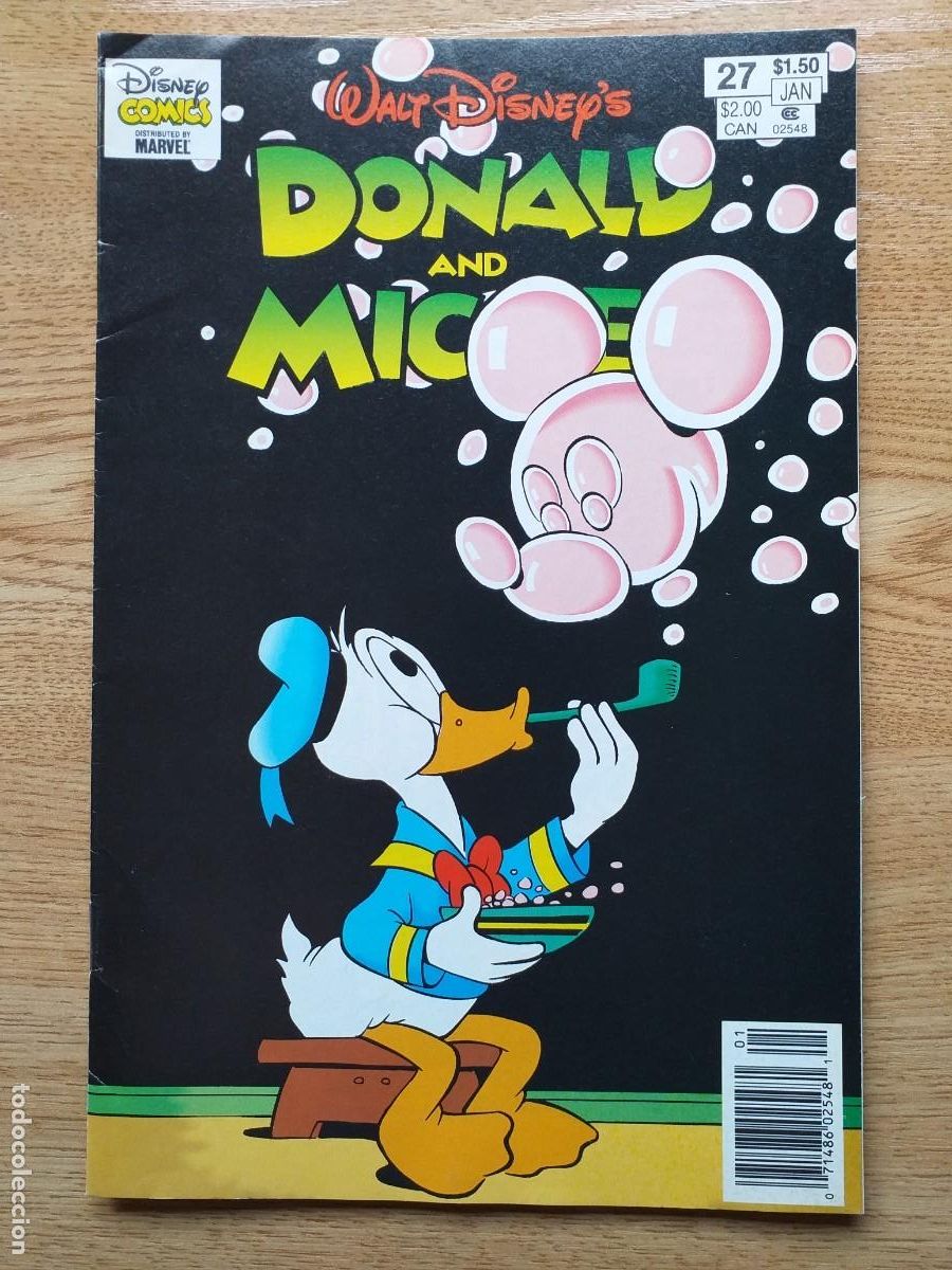 C&oacute;mics: DONALD AND MICHEY - N&ordm; 27 - 1995 - DISNEY COMICS DISTRIBUTED BY MARVEL - Foto 1