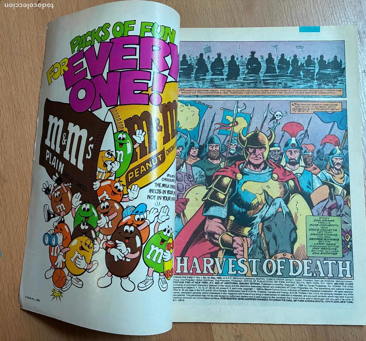 C&oacute;mics: CONAN THE KING, Numero 34, MARVEL, USA - Foto 3