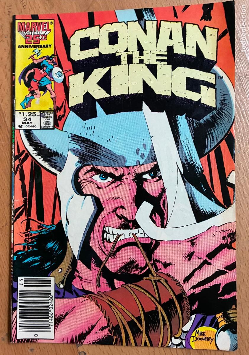 C&oacute;mics: CONAN THE KING, Numero 34, MARVEL, USA - Foto 1