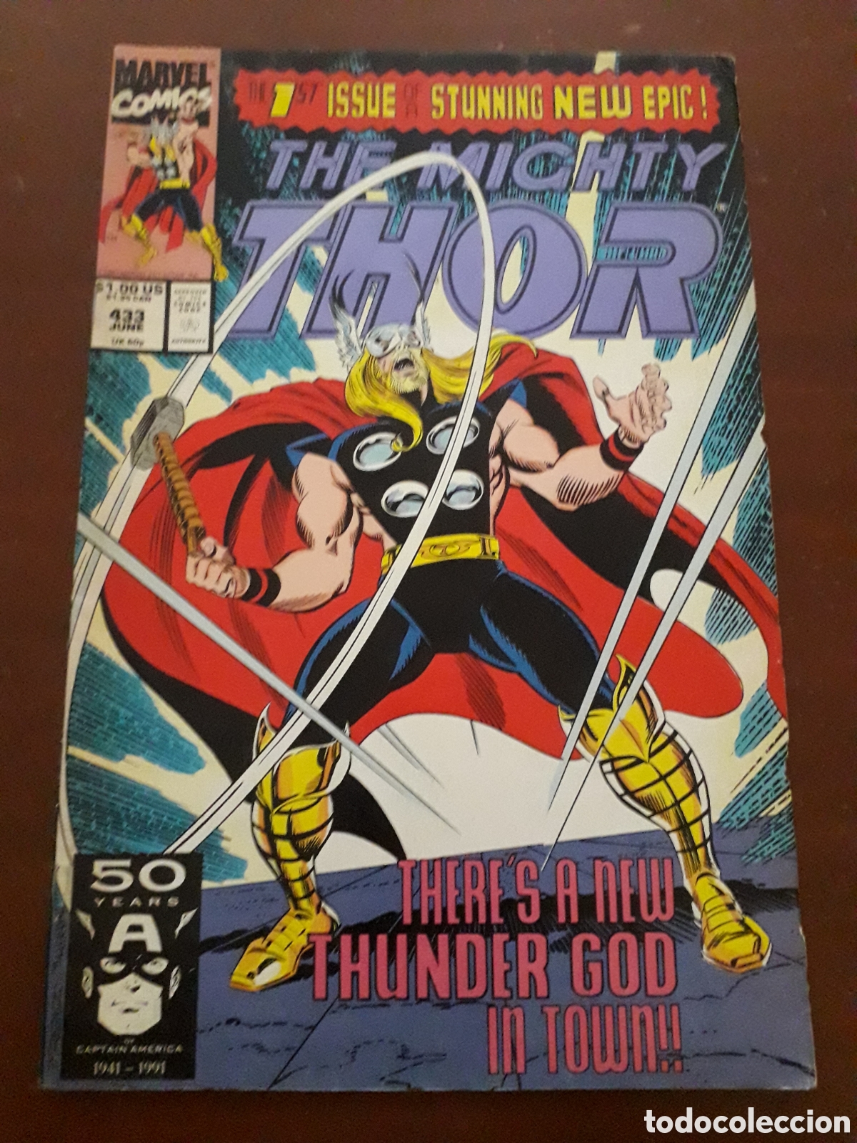 C&oacute;mics: THE MIGHTY THOR 433. KEY ISSUE. ORIGINAL USA. - Foto 1