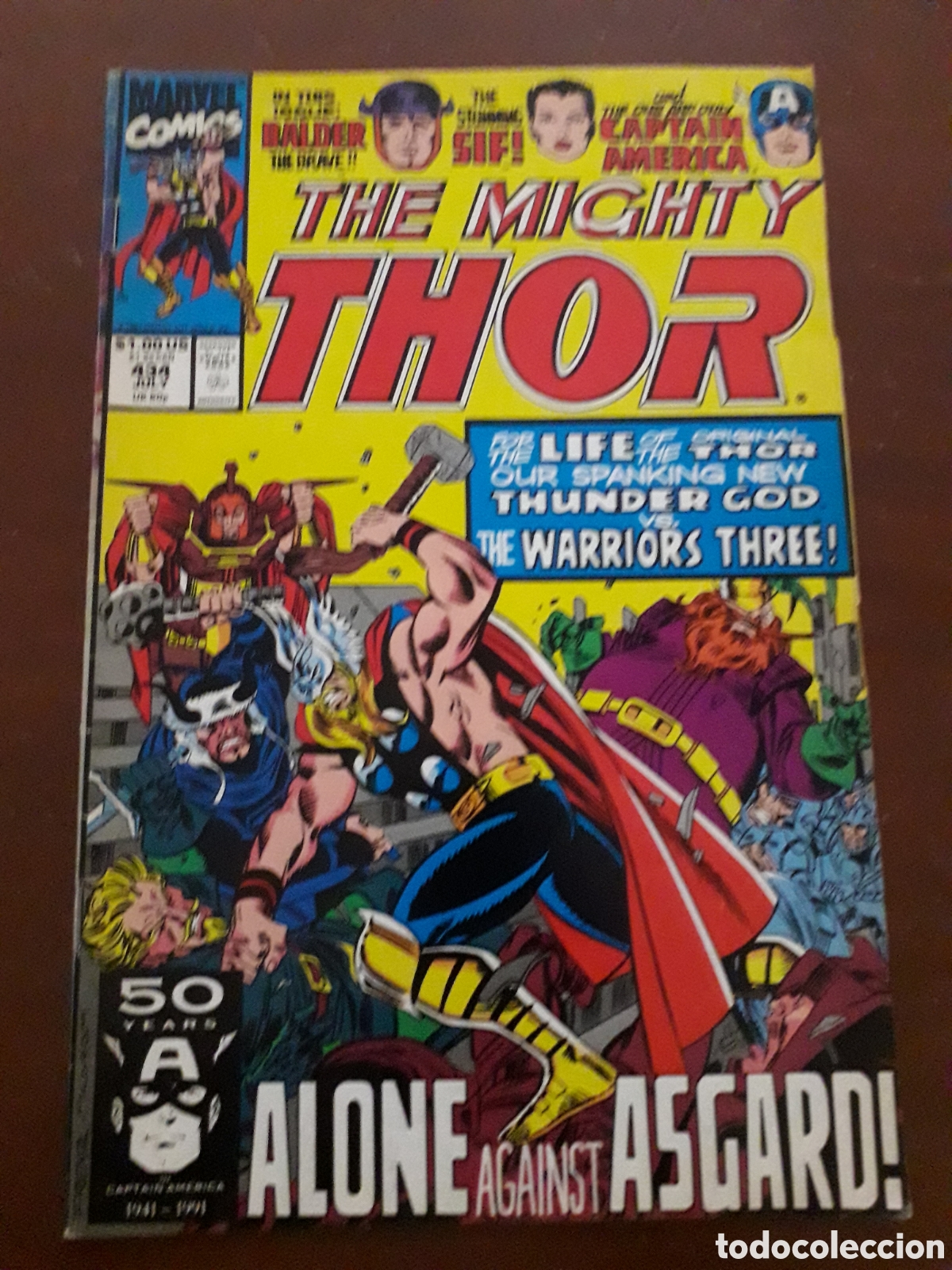 C&oacute;mics: THE MIGHTY THOR 434. ORIGINAL USA - Foto 1