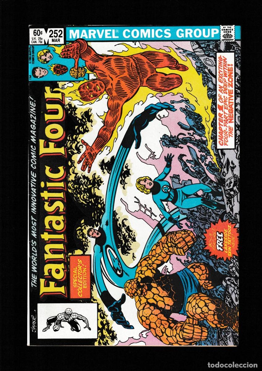 C&oacute;mics: FANTASTIC FOUR 252 - MARVEL 1983 VFN / JOHN BYRNE / SPECIAL WIDESCREEN ISSUE - Foto 1