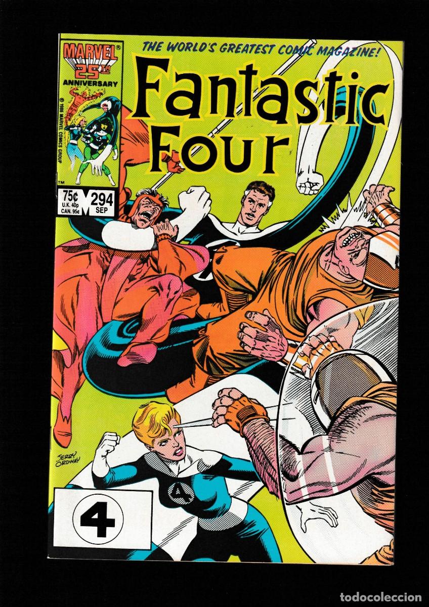 C&oacute;mics: FANTASTIC FOUR 294 - MARVEL 1986 VFN/NM - Foto 1