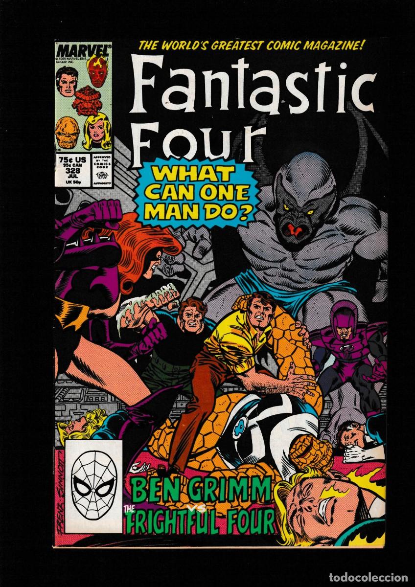 C&oacute;mics: FANTASTIC FOUR 328 - MARVEL 1989 VFN/NM - Foto 1