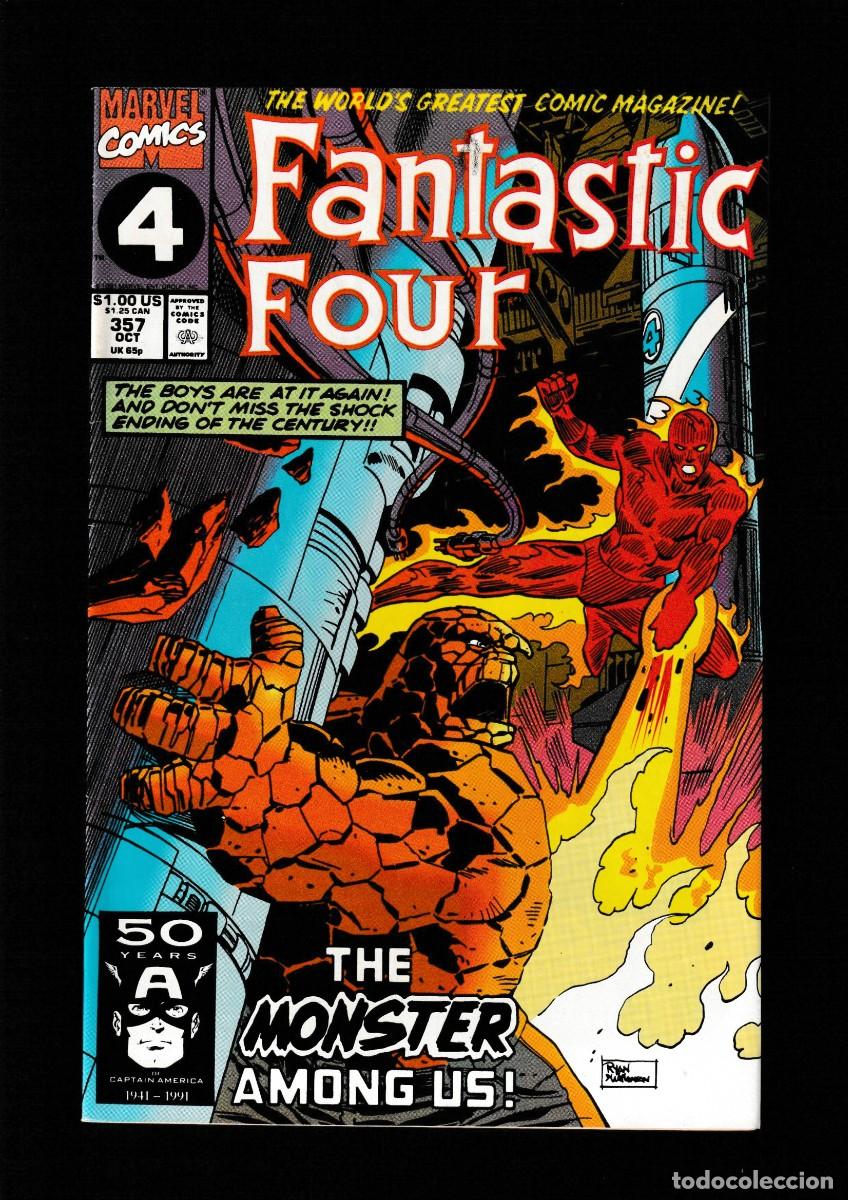 C&oacute;mics: FANTASTIC FOUR 357 - MARVEL 1991 VFN / DEFALCO & RYAN - Foto 1