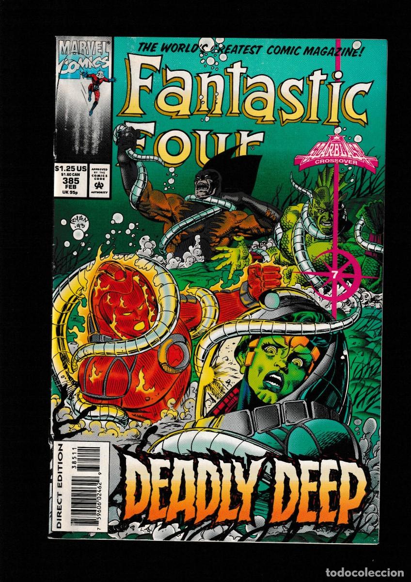 C&oacute;mics: FANTASTIC FOUR 385 - MARVEL 1994 VFN/NM / STARBLAST - Foto 1