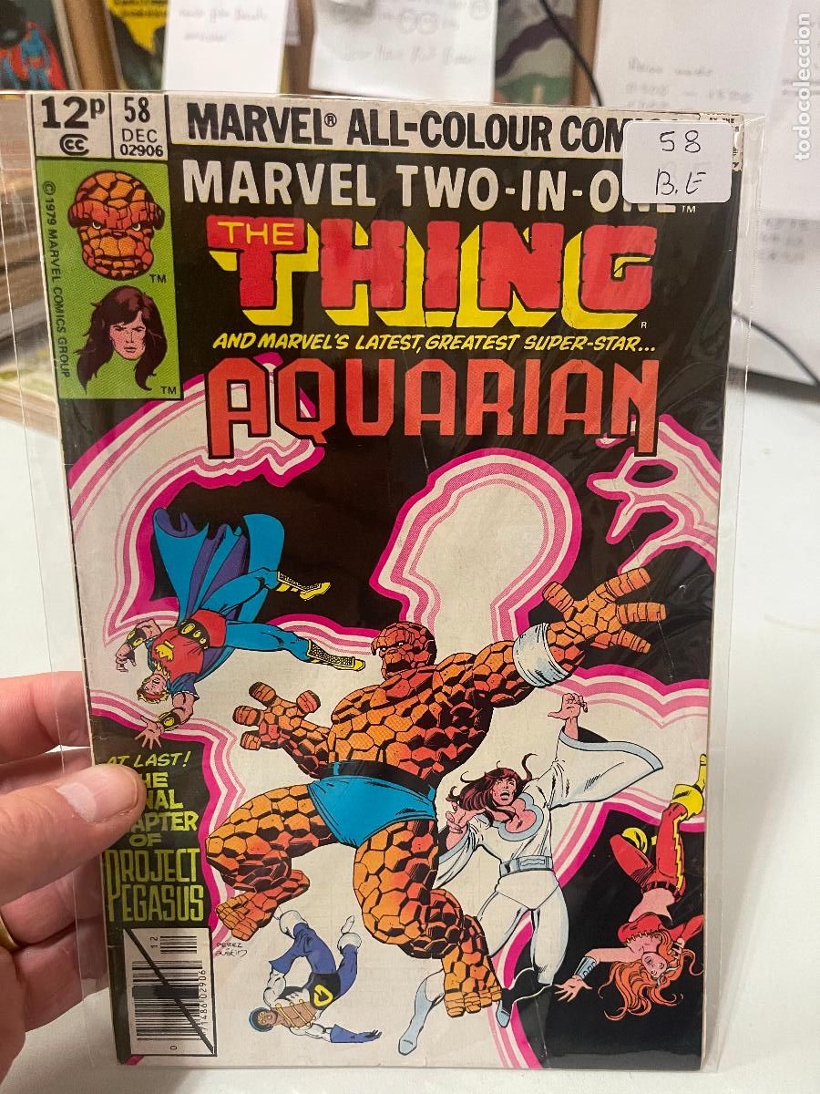 C&oacute;mics: MARVEL TWO-IN-ONE EDITORIAL MARVEL NUMERO 58 BUEN ESTADO - Foto 1