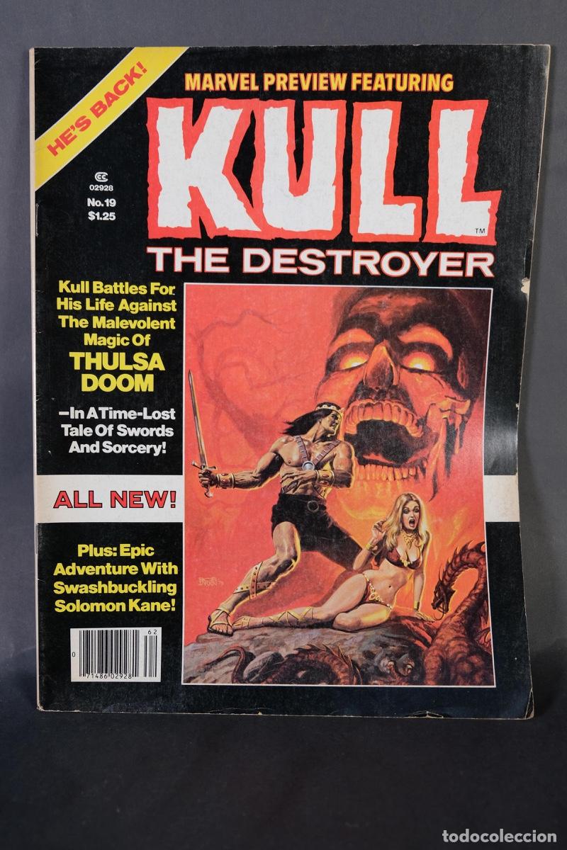 C&oacute;mics: Kull, the destroyer, Marvel preview featuring n&uacute;mero 19 - Marvel Comics Group 1979 - Foto 1