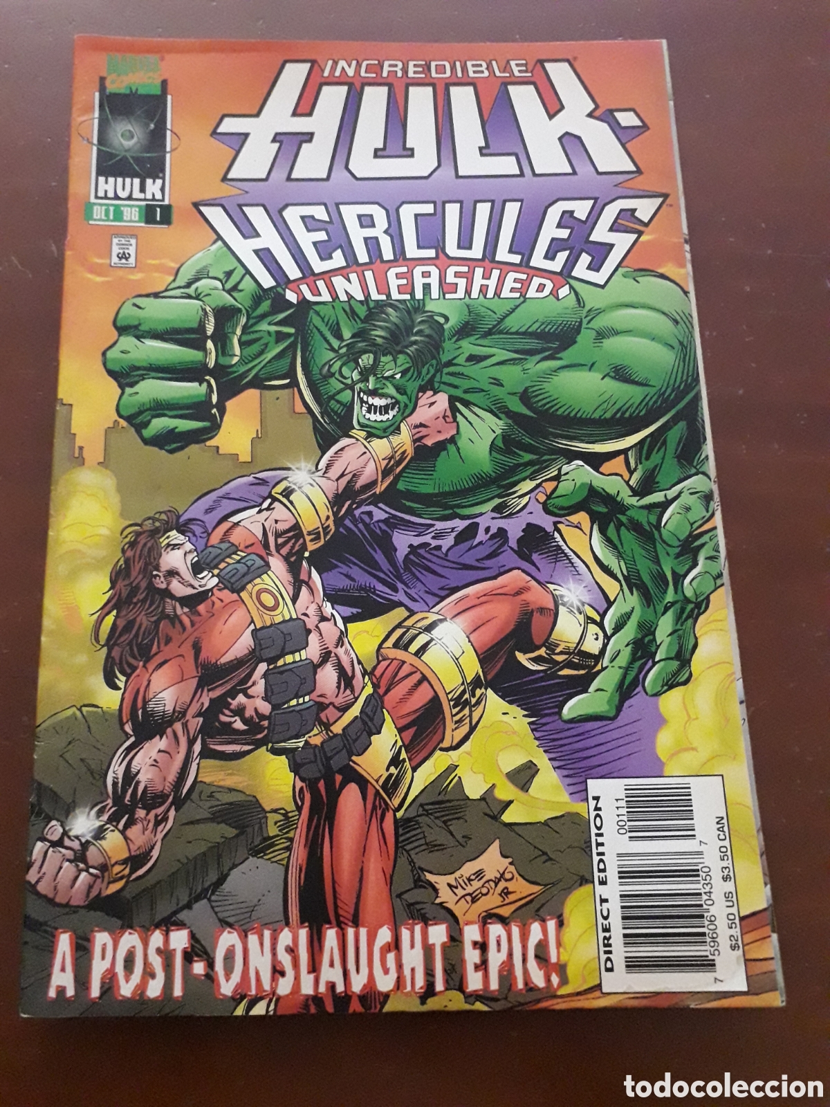 C&oacute;mics: INCREDIBLE HULK H&Eacute;RCULES UNLEASHED. ORIGINAL USA - Foto 1