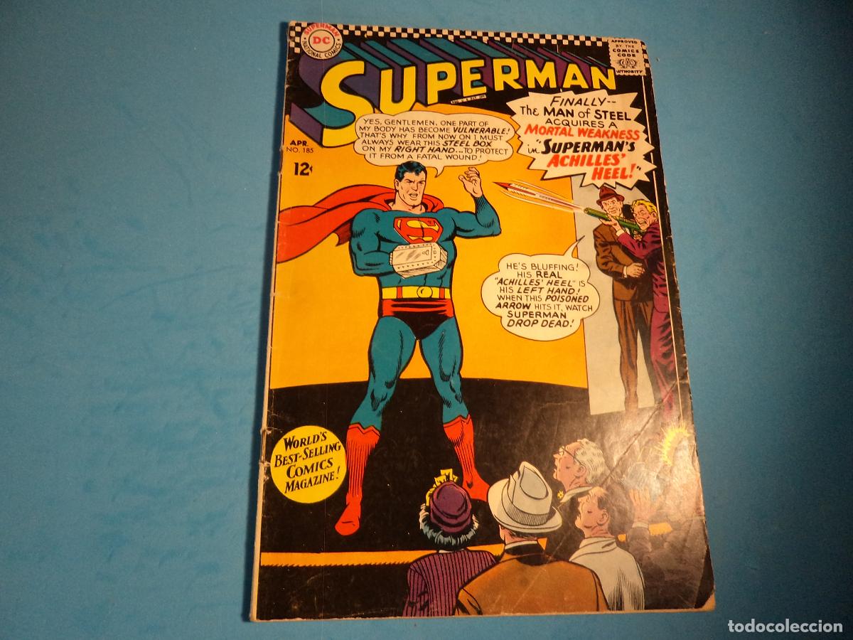 C&oacute;mics: Superman. N&ordm; 185. DC. GD/VG. (Ref. ZZ-16) - Foto 1