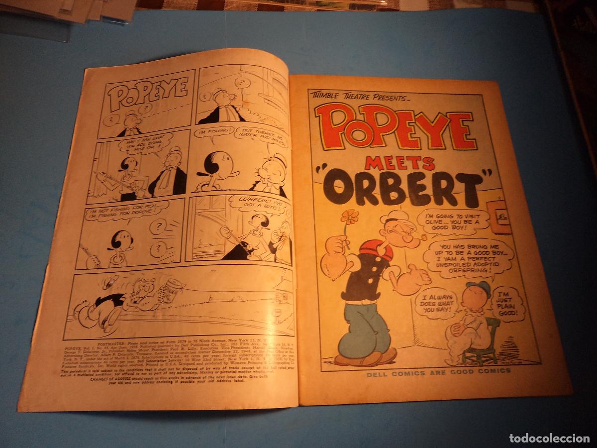 C&oacute;mics: Popeye. N&ordm; 10. Dell. VG. (Ref. ZZ-16) - Foto 2