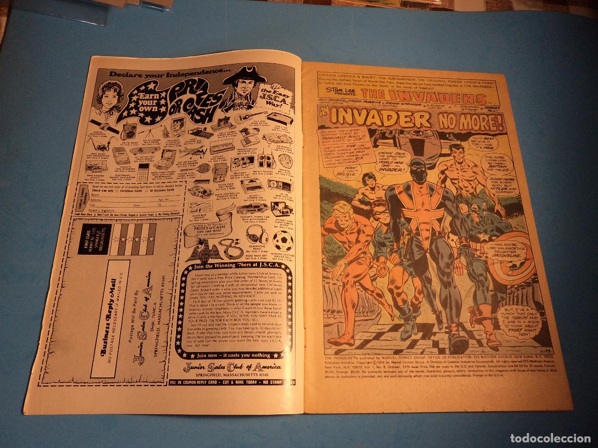 C&oacute;mics: The Invaders. N&ordm; 9. Marvel. GD/VG. (Ref. ZZ-16) - Foto 2