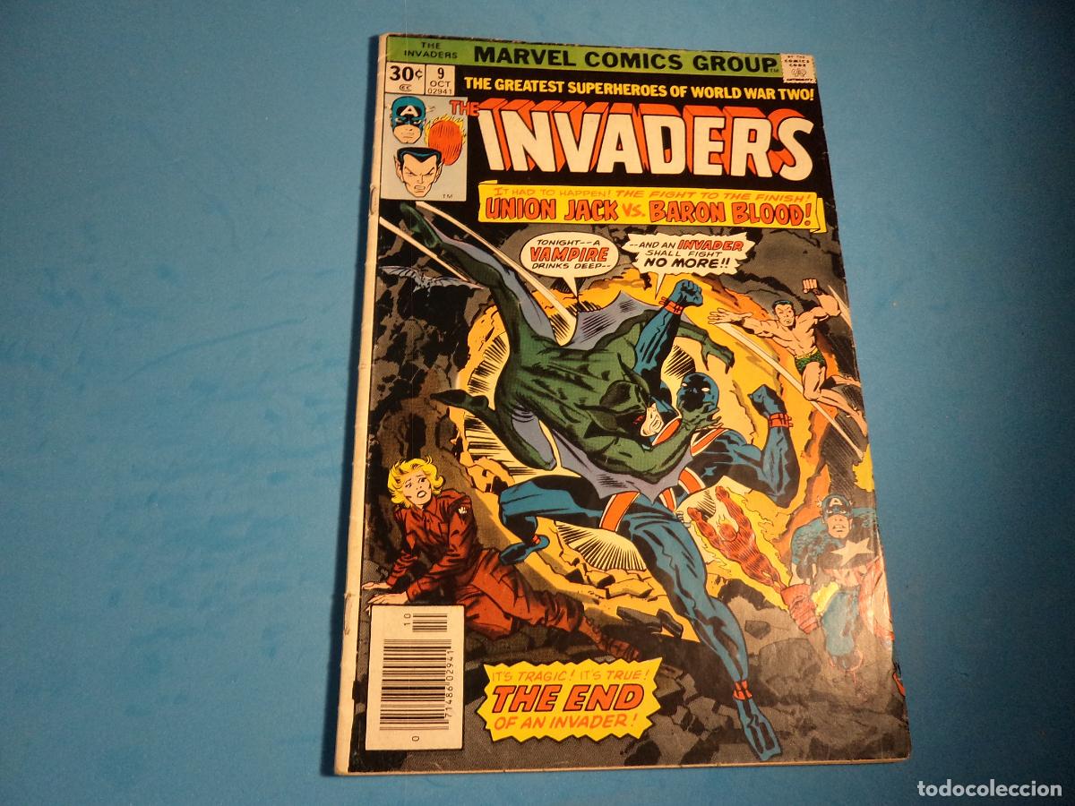 C&oacute;mics: The Invaders. N&ordm; 9. Marvel. GD/VG. (Ref. ZZ-16) - Foto 1
