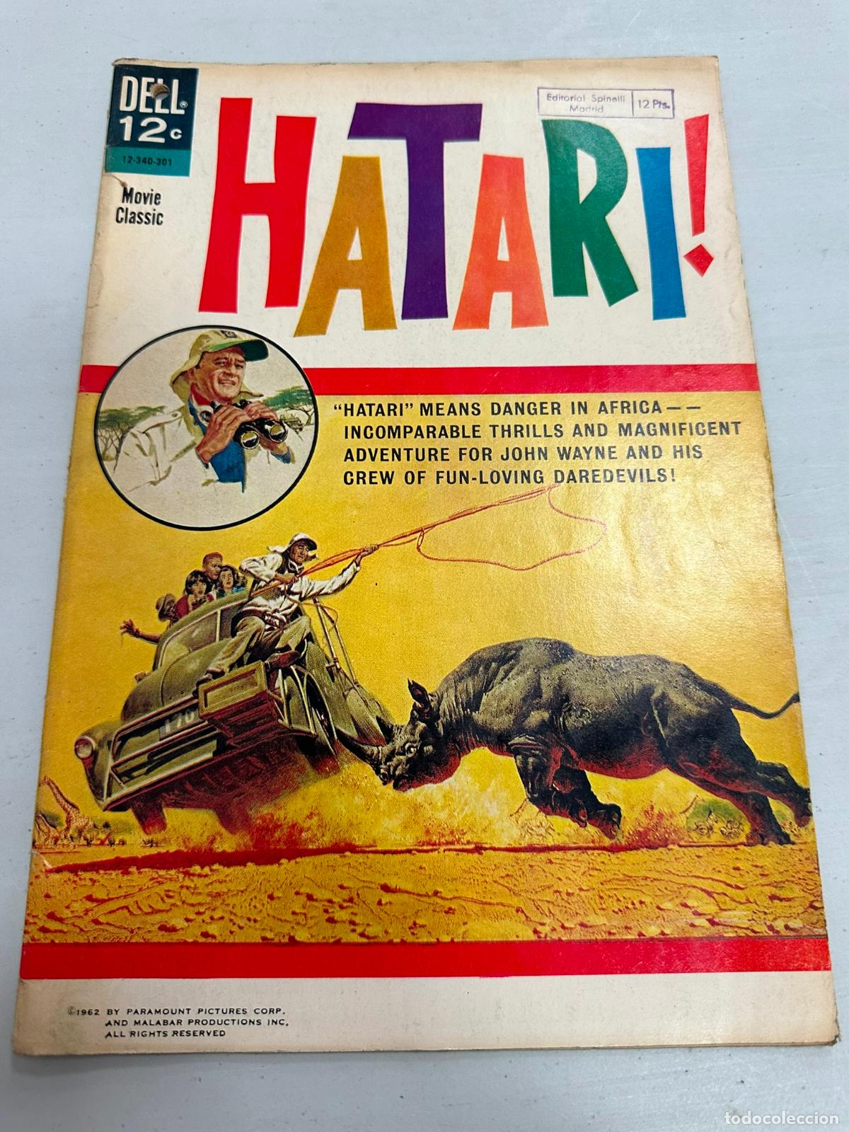 C&oacute;mics: C&oacute;mic de pel&iacute;cula de John Wayne 1962 Hatari - Foto 1