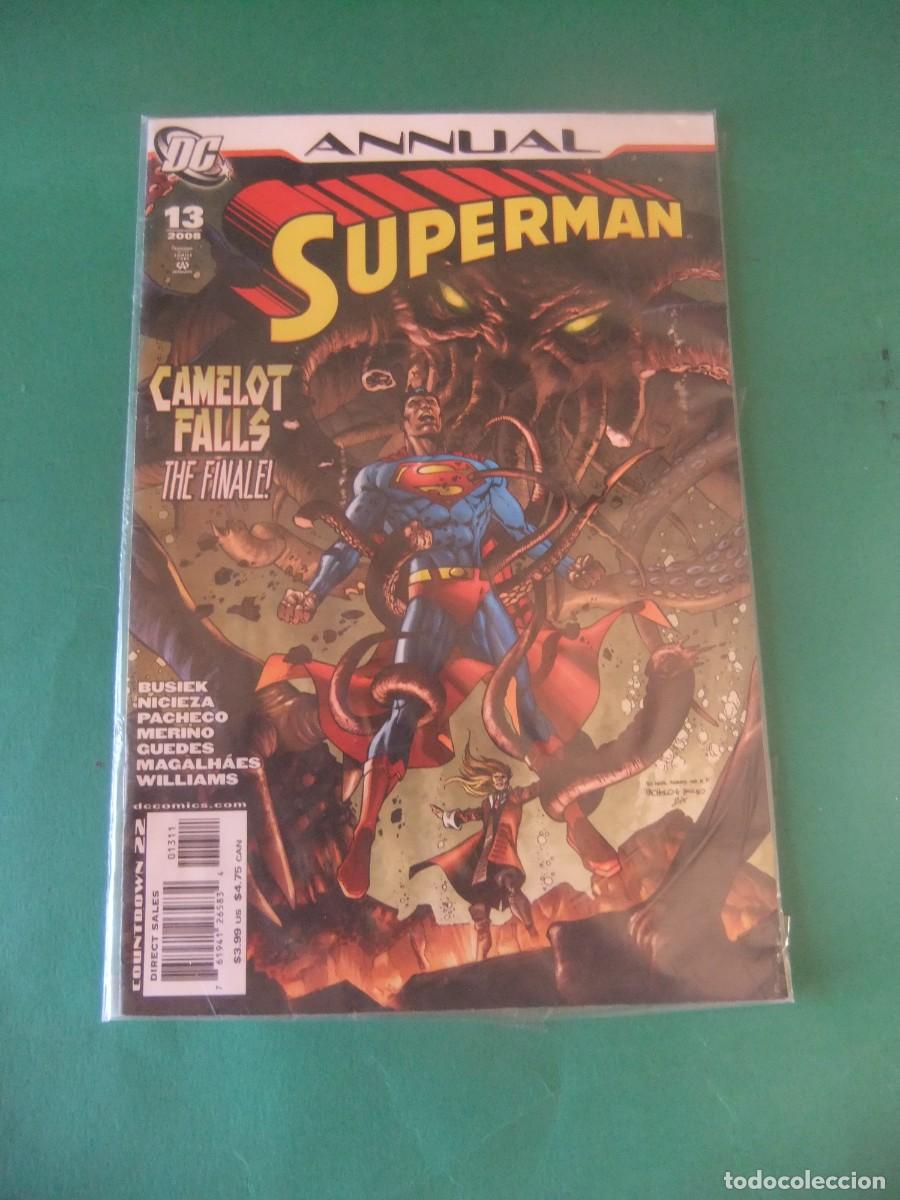 C&oacute;mics: SUPERMAN ANUAL N&ordm; 13 /2008 DC ORIGINAL EN INGLES - Foto 1