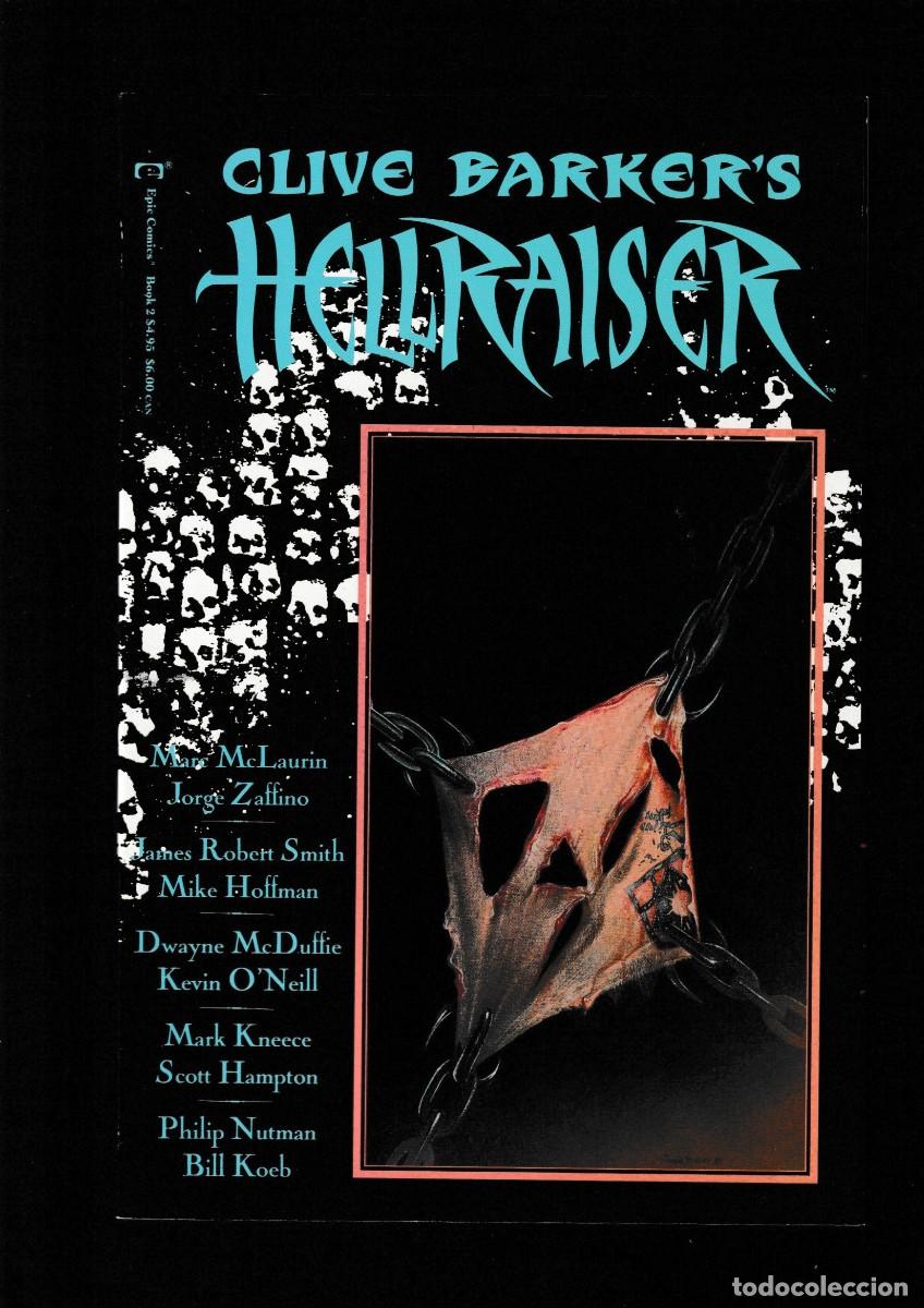 C&oacute;mics: CLIVE BARKER HELLRAISER BOOK 2 - MARVEL 1990 VFN/NM - Foto 1