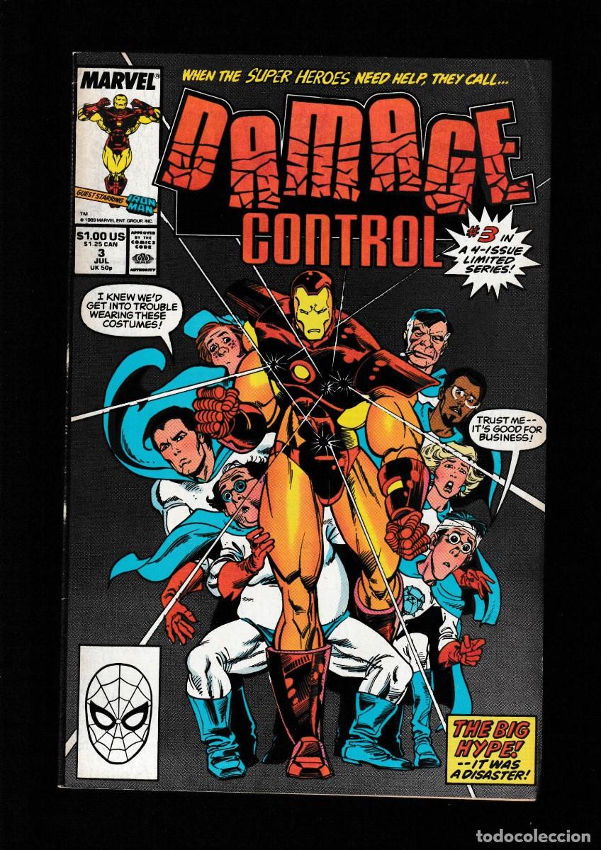 C&oacute;mics: DAMAGE CONTROL 3 - MARVEL 1989 VFN / IRON MAN - Foto 1