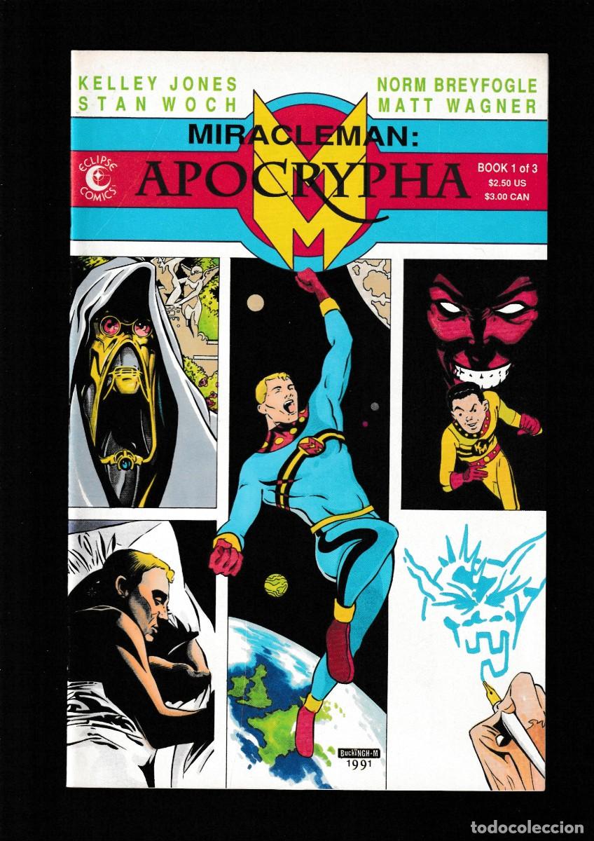 C&oacute;mics: MIRACLEMAN APOCRYPHA 1 - ECLIPSE 1991 VFN/NM / MATT WAGNER - Foto 1