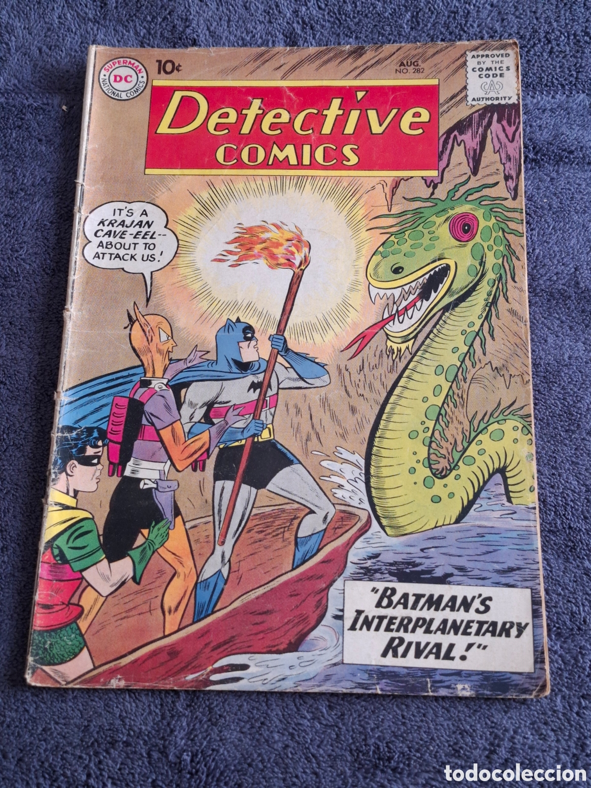 C&oacute;mics: L22. Detective Comics - Batman #282 August 1960, Batmans Interplanetary Rival. - Foto 1