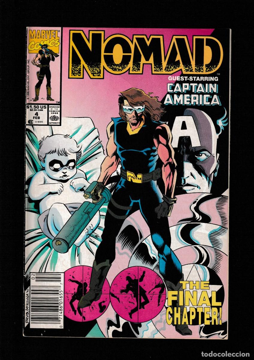 C&oacute;mics: NOMAD 4 - MARVEL 1991 VFN / CAPTAIN AMERICA - Foto 1