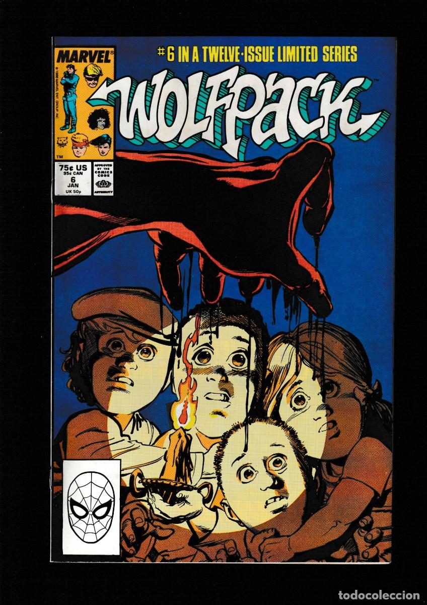 C&oacute;mics: WOLFPACK 6 - MARVEL 1989 VFN/NM - Foto 1