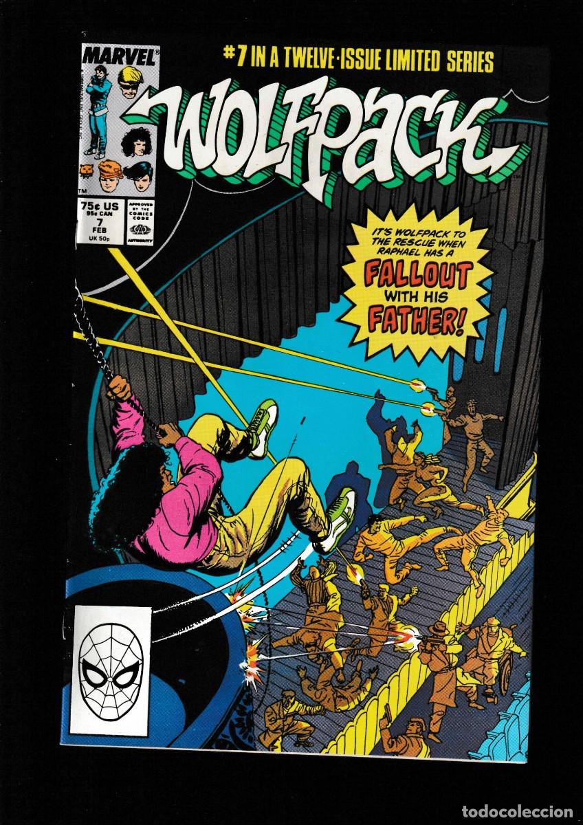 C&oacute;mics: WOLFPACK 7 - MARVEL 1989 VFN/NM - Foto 1
