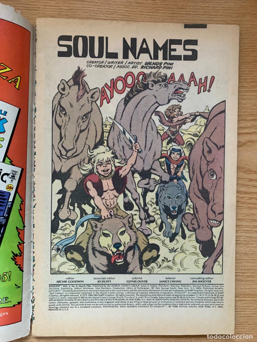 C&oacute;mics: Elfquest n&ordm; 8 - Marvel / Epic - Foto 3